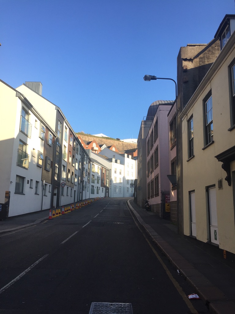 Quiet street in St Helier