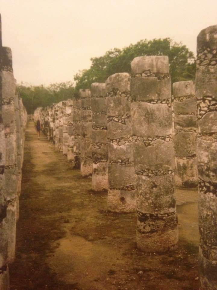Temple of the Warriors — the columns