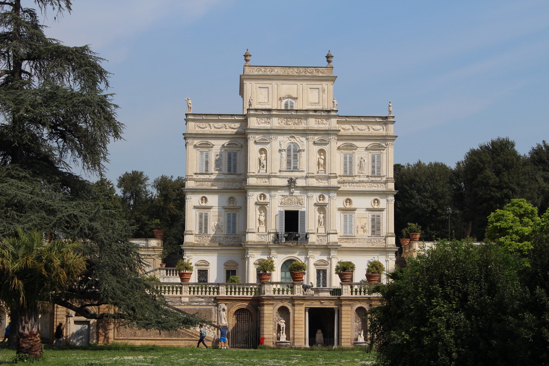 Villa Doria Pamphilj — the front façade